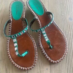 Cole Haan Women's Green Sandals